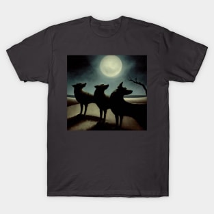 Dogs in the Moonlight T-Shirt